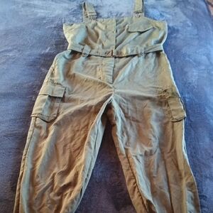 Women's Olive Jumpsuit